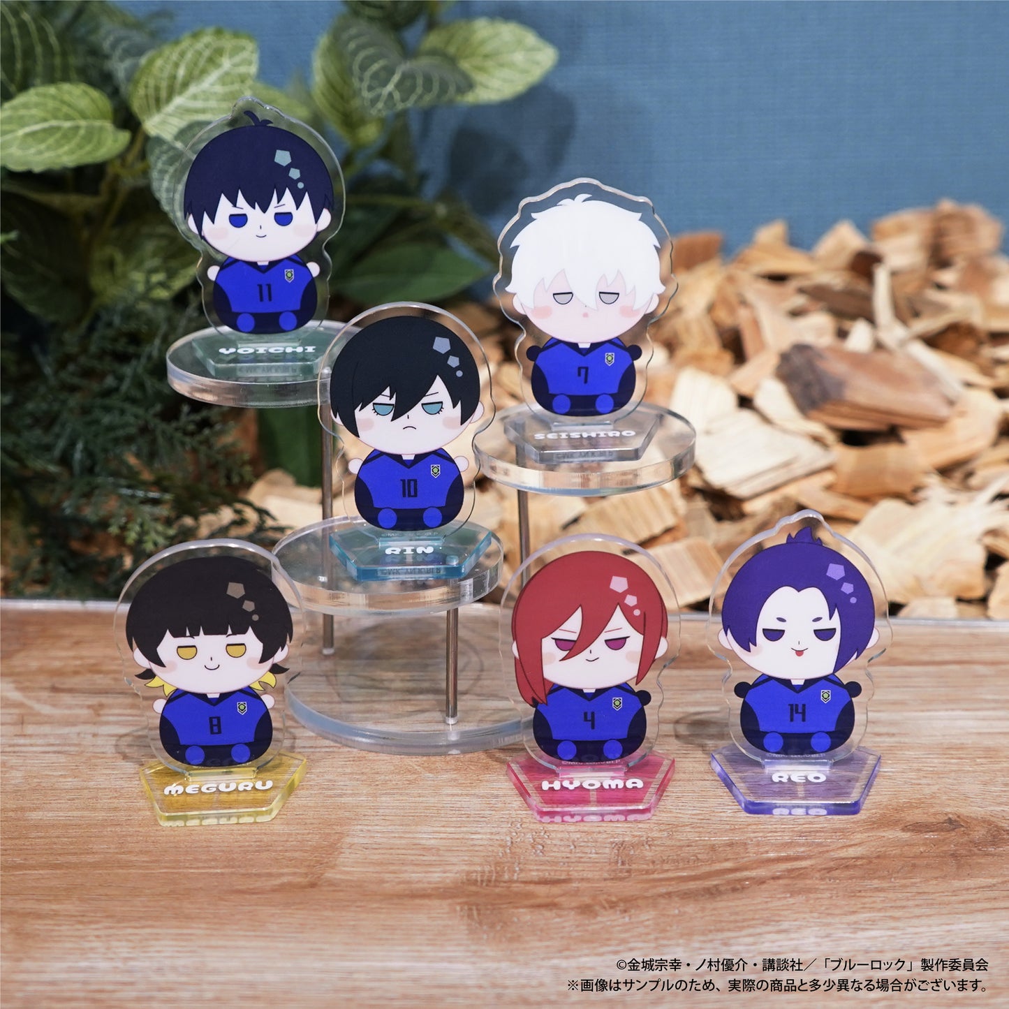 ブルーロック トレーディングもにゅもアクリルスタンド 第1弾 1BOX(6パック)入り