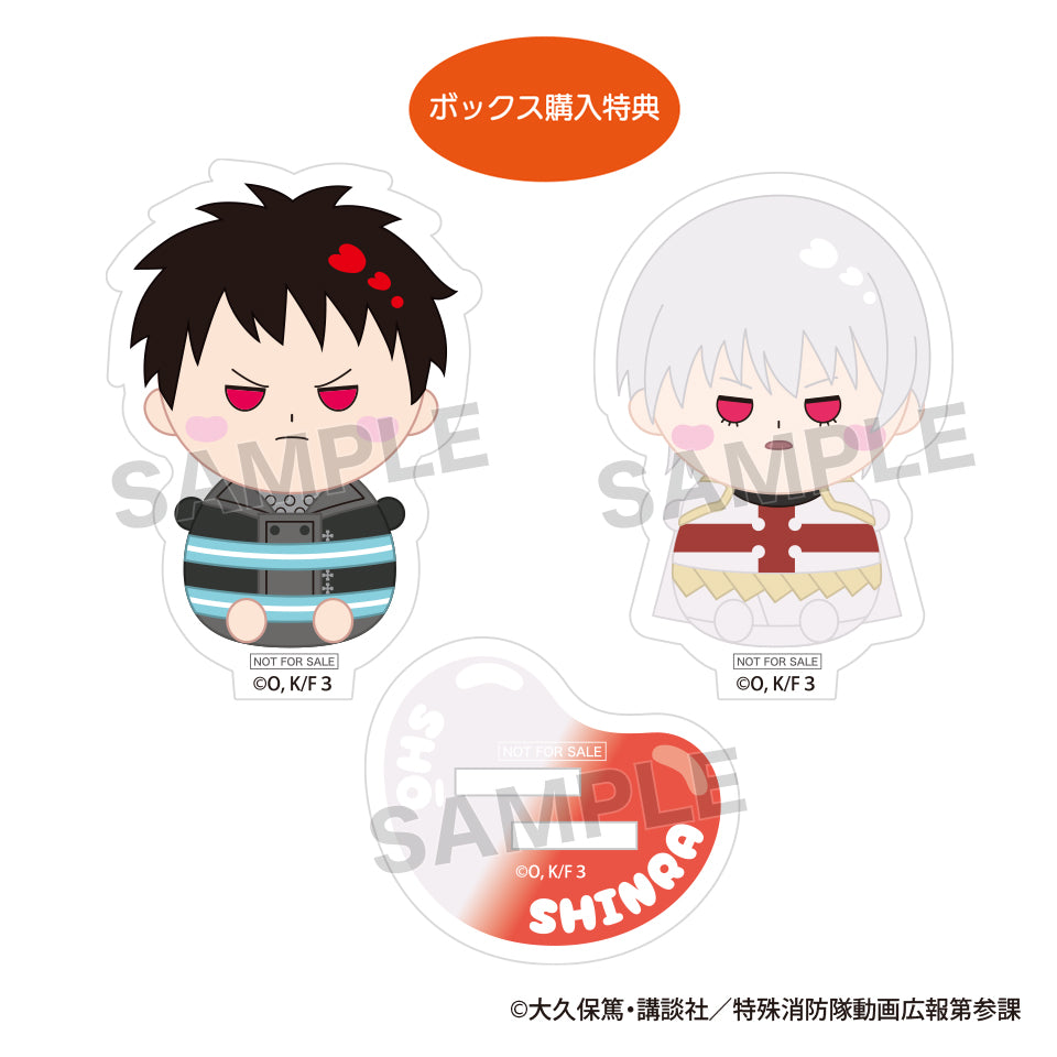 炎炎ノ消防隊 トレーディングもにゅもアクリルスタンド 1BOX(7パック)入り