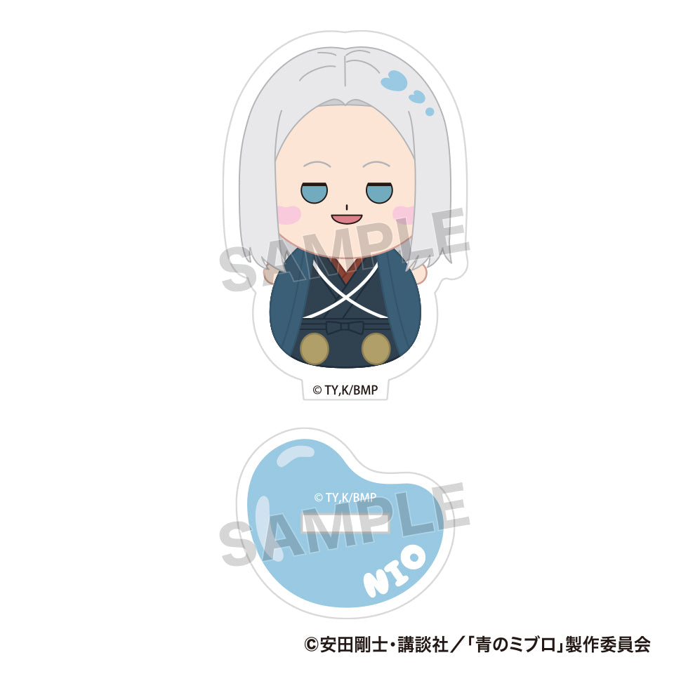 青のミブロ トレーディングもにゅもアクリルスタンド 1BOX(7パック)入り