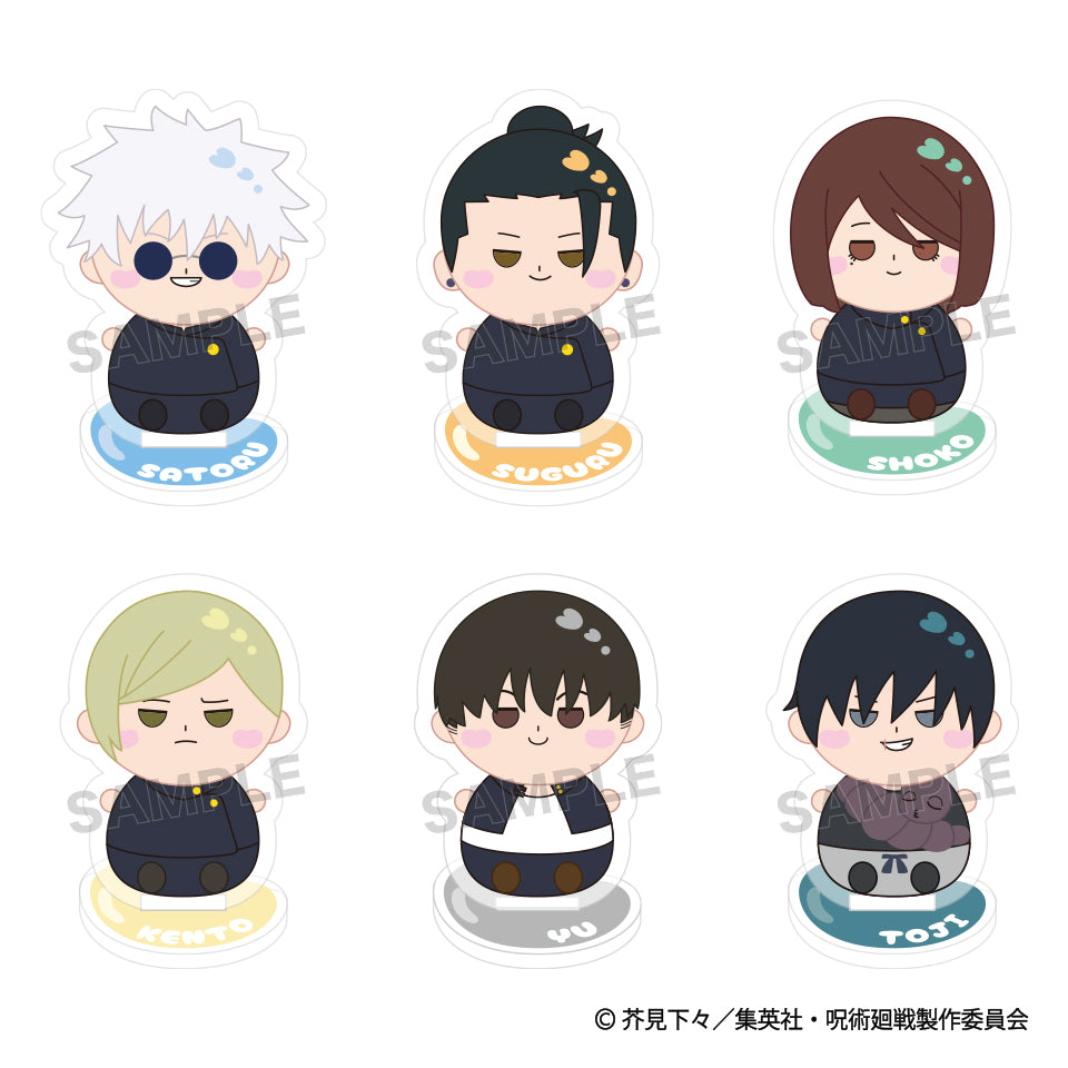 呪術廻戦(懐玉・玉折) トレーディングもにゅもアクリルスタンド 1BOX(6パック)入り