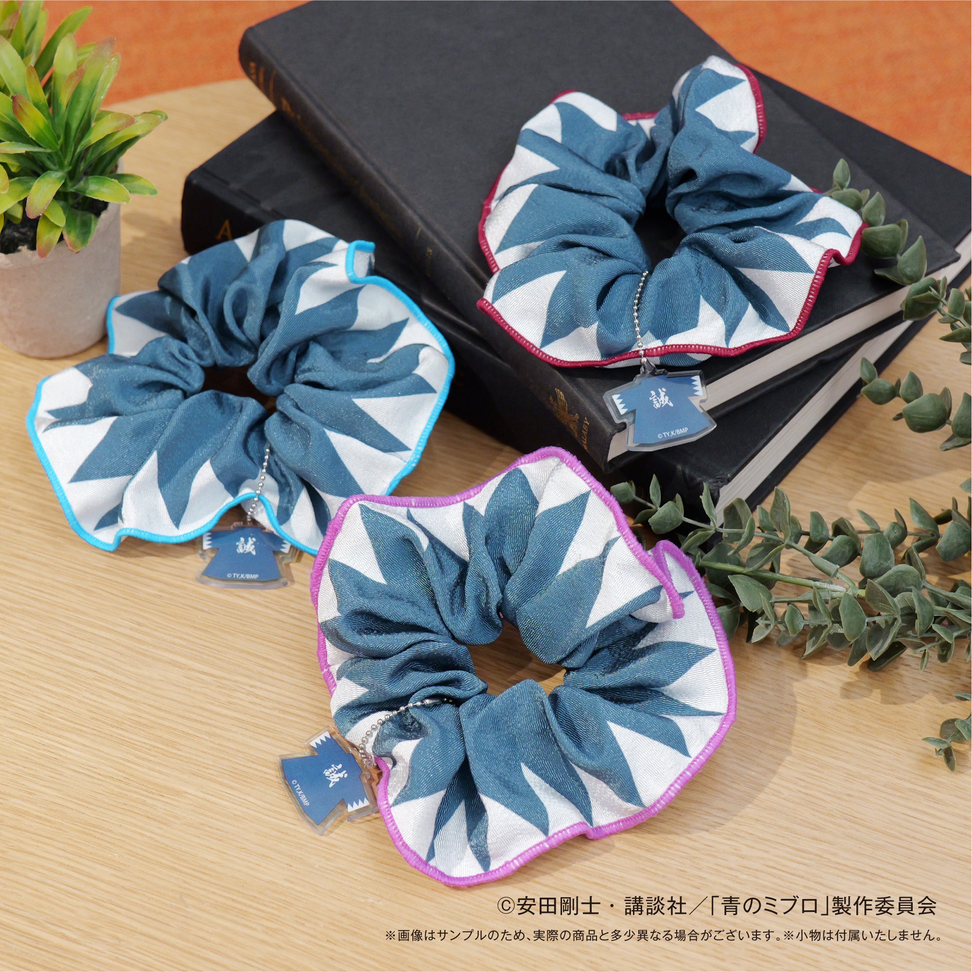 AAA 與真司郎 ｶﾗｰﾀｵﾙ ｼｭｼｭ 青 終売】青のミブロ シュシュ ちりぬ にお – アイぱら（ipara）公式