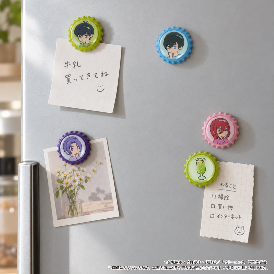 ブルーロック トレーディング 純喫茶風ブリキマグネット2個セット