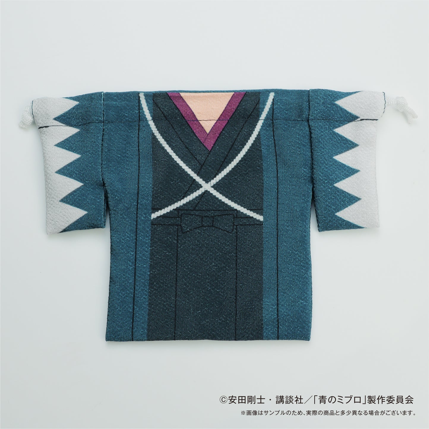青のミブロ　巾着　沖田 総司